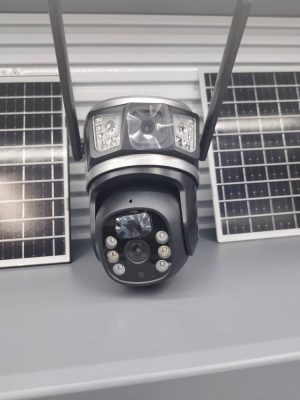 4G Dual Lens Intelligent Solar Energy Alert PTZ Security Camera